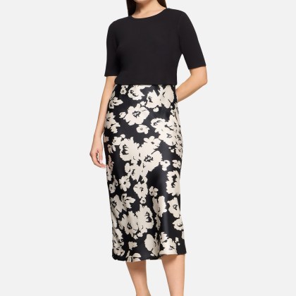 Satinrock mit Muster – Bild 2