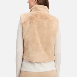 Plüschweste mit Reißverschluss Plüschweste mit Reißverschluss