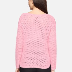 Lochstrick-Pullover langarm Lochstrick-Pullover langarm