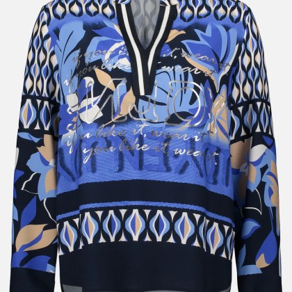 Longbluse mit Stehkragen – Bild 3