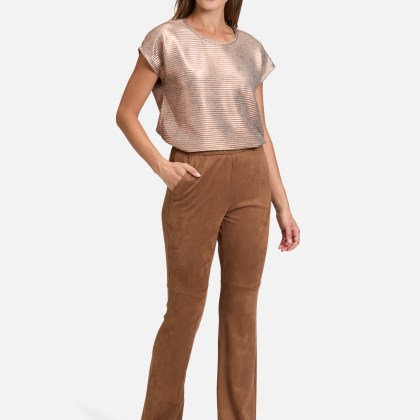 Casual-Shirt mit Glanzeffekt – Bild 2