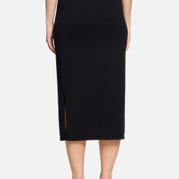 Strickrock mit Seitenschlitzen Strickrock mit Seitenschlitzen