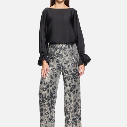 Marlene-Hose im Glitzer-Look – Bild 2