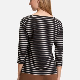 Ringelshirt mit U-Boot-Ausschnitt Ringelshirt mit U-Boot-Ausschnitt