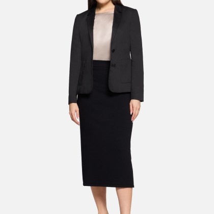 Strickrock mit Seitenschlitzen – Bild 2