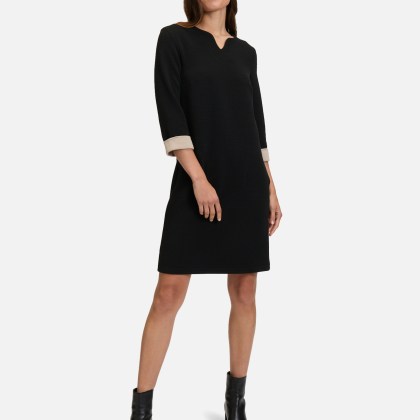 Jerseykleid mit Eingrifftaschen – Bild 2
