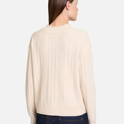 Grobstrick-Pullover mit Struktur Grobstrick-Pullover mit Struktur