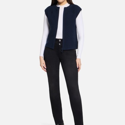 Grobstrickjacke ohne Arm – Bild 2