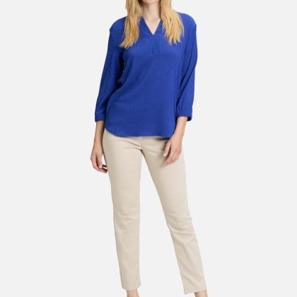 Schlupfbluse mit Struktur – Bild 2