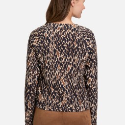 Shirtjacke mit Rippenstruktur Shirtjacke mit Rippenstruktur