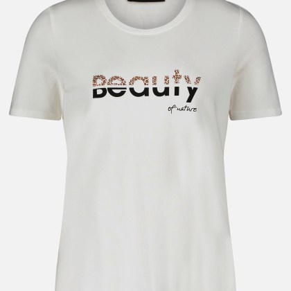 Basic Shirt mit Aufdruck – Bild 3