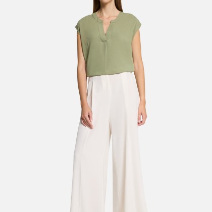 Schlupfbluse unifarben – Bild 2