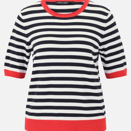 Basic-Pullover mit Streifen – Bild 3