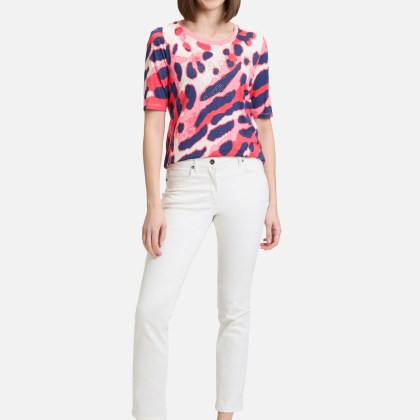 Basic Shirt mit Print – Bild 2