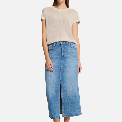 Lochstrick-Pullover ohne Arm – Bild 2