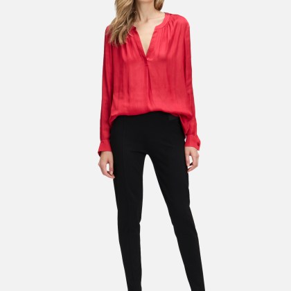 Satin-Bluse langarm – Bild 2