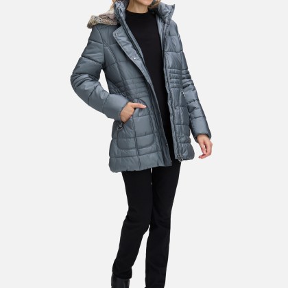 Outdoorjacke mit abnehmbarer Kapuze – Bild 2