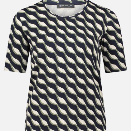 Basic Shirt mit Rippenstruktur – Bild 3