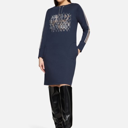 Jerseykleid mit 3/4 Arm – Bild 2