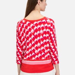 Basic-Strickpullover mit Print Basic-Strickpullover mit Print