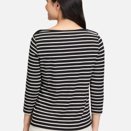 Ringelshirt mit U-Boot-Ausschnitt Ringelshirt mit U-Boot-Ausschnitt