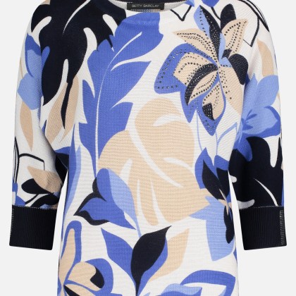 Strickpullover mit Print – Bild 3