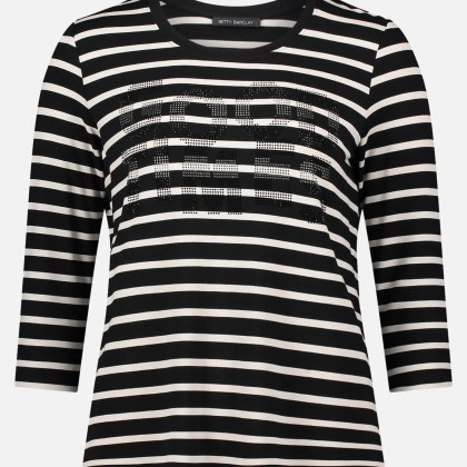 Ringelshirt mit Schmucksteinen – Bild 3