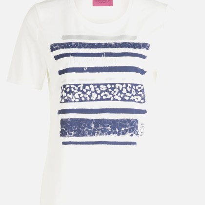 Basic Shirt mit Aufdruck – Bild 3