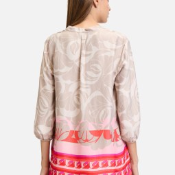 Schlupfbluse mit 3/4 Arm Schlupfbluse mit 3/4 Arm