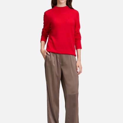 Kaschmir-Pullover mit Stehkragen – Bild 2