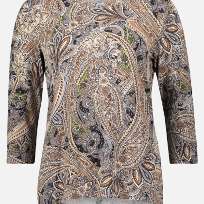 Basic Shirt mit Print – Bild 3