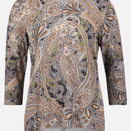 Basic Shirt mit Print – Bild 3