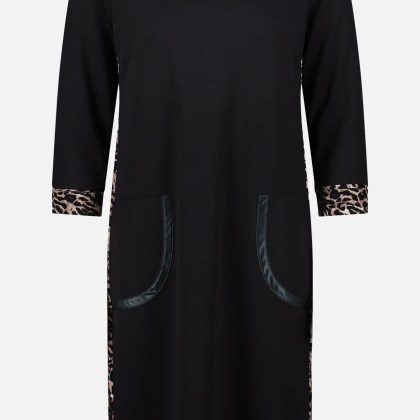 Jerseykleid mit Eingrifftaschen – Bild 3