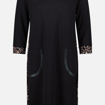 Jerseykleid mit Eingrifftaschen – Bild 3