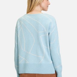 Strickpullover mit Jacquard Strickpullover mit Jacquard