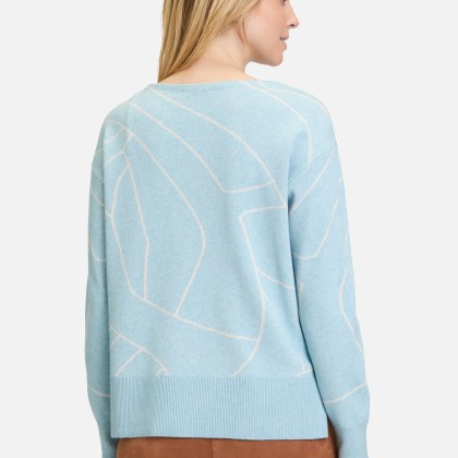 Strickpullover mit Jacquard Strickpullover mit Jacquard