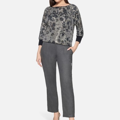 Schlupfbluse mit Fledermausärmeln – Bild 2