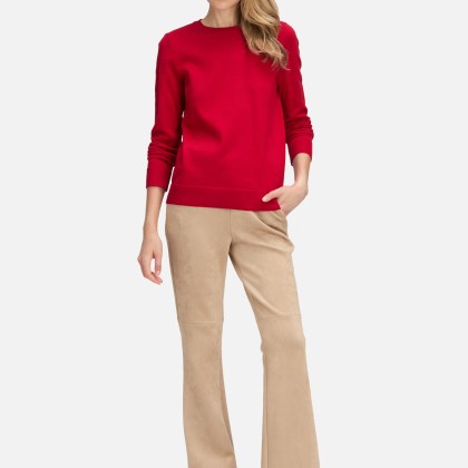 Basic-Strickpullover mit Rundhalsausschnitt – Bild 2