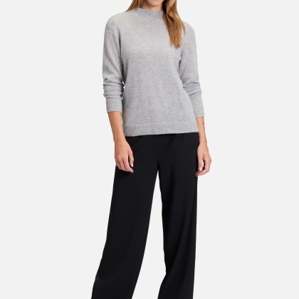 Kaschmir-Pullover mit Stehkragen – Bild 2