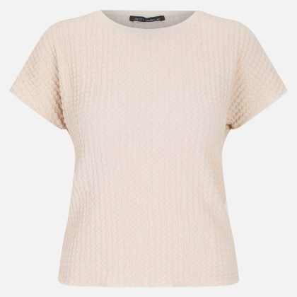 Strukturshirt mit U-Boot-Ausschnitt – Bild 3