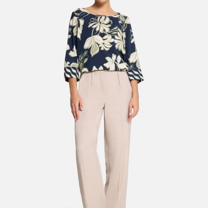 Schlupfbluse mit Rundhalsausschnitt – Bild 2