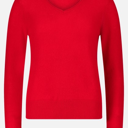 Kaschmir-Pullover mit V-Ausschnitt – Bild 3