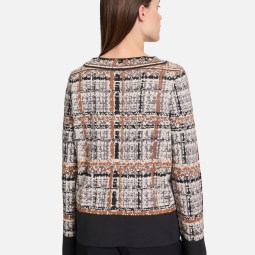 Strickpullover mit Jacquard Strickpullover mit Jacquard