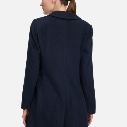 Wollmantel mit Reverskragen Wollmantel mit Reverskragen