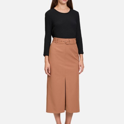 Midirock mit Gürtel – Bild 2