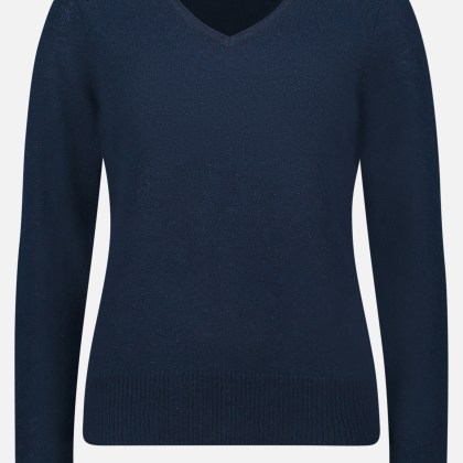 Kaschmir-Pullover mit V-Ausschnitt – Bild 3