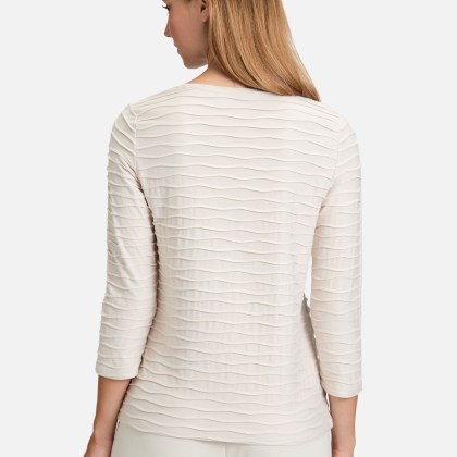 Basic Shirt mit Wellenstruktur Basic Shirt mit Wellenstruktur