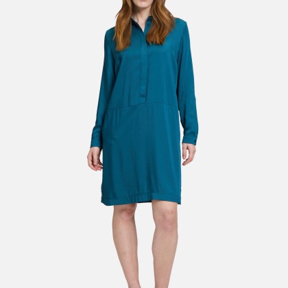 Hemdblusenkleid mit Knopfleiste – Bild 2