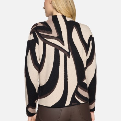 Strickpullover mit Stehkragen Strickpullover mit Stehkragen