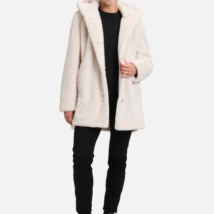 Plüschjacke mit Kapuze – Bild 2